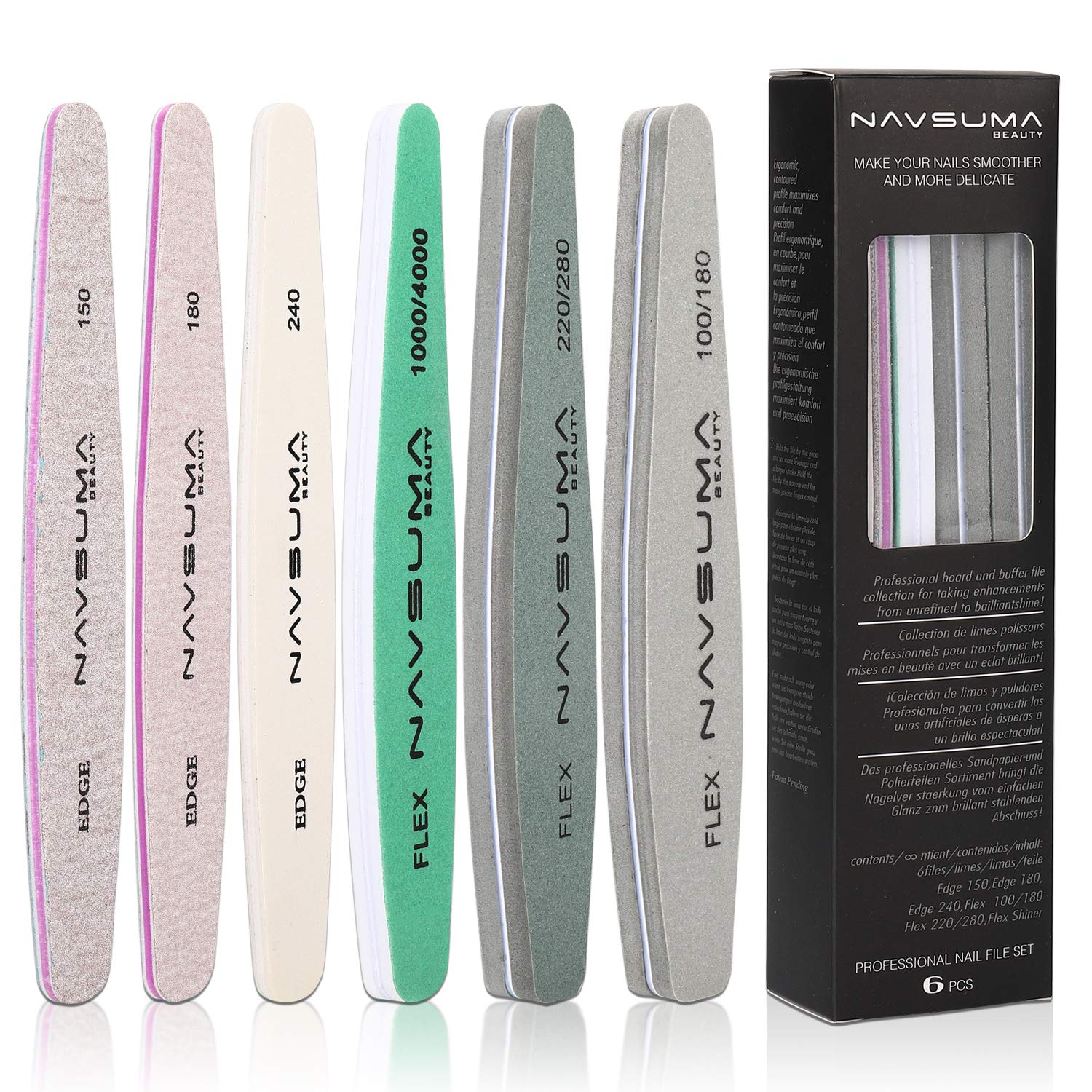 NAVSUMA Professional Nail File Set