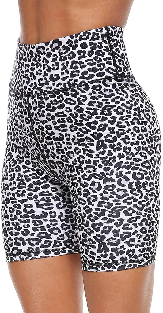 biker shors animal print