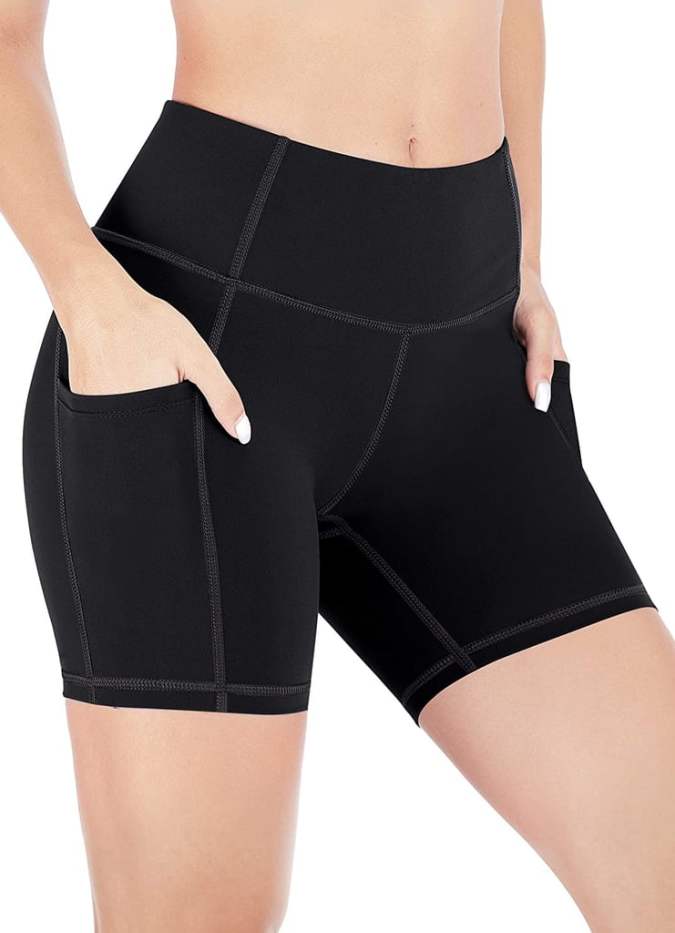 biker shorts baratos en amazon