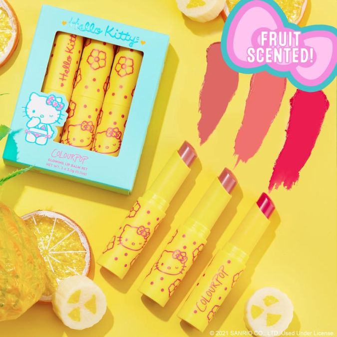 colourpop x hello kitty lip balm