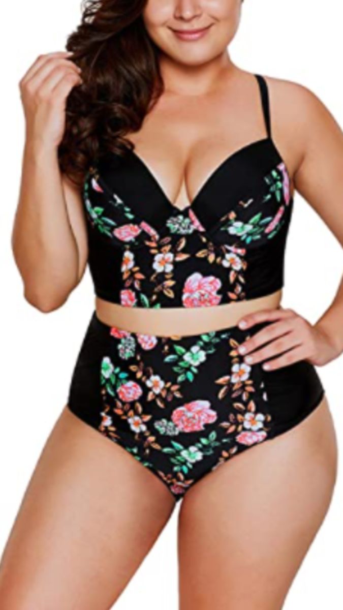trajes de baño plus size amazon