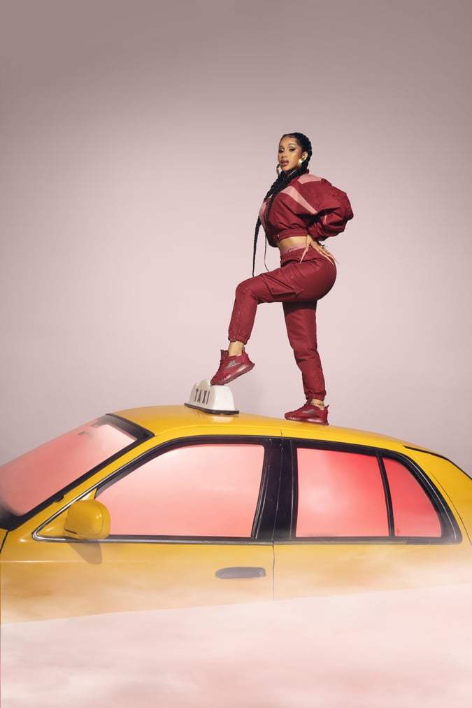 cardi b coleccion let me be in my world reebok