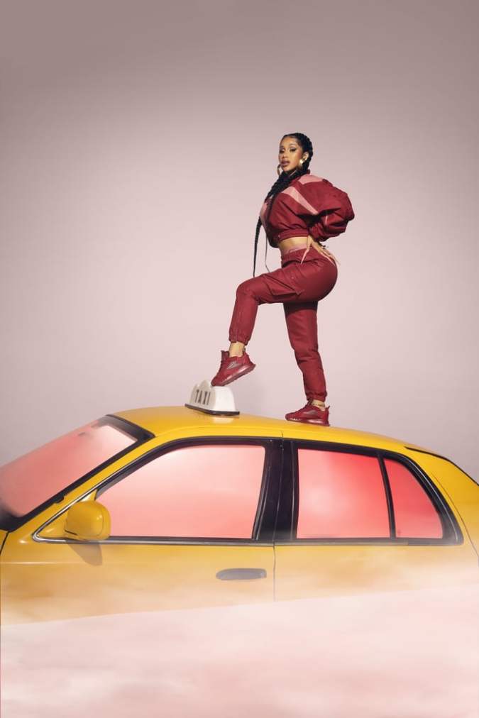 cardi b coleccion let me be in my world reebok