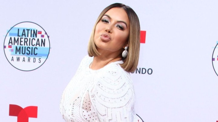 chiquis rivera jumsuit rojo
