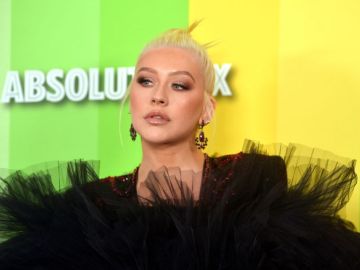 christina aguilera foto topless