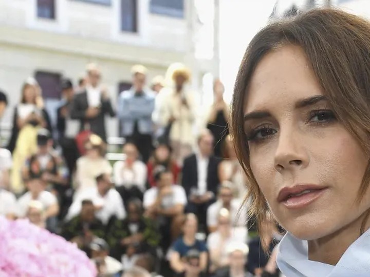 victoria beckham vestido verde