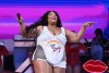 lizzo catsuit morado