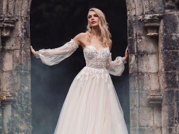 Disney's Fairy Tale Weddings Collection: vestidos de novia inspirados en las princesas para celebrar el 50 aniversario de Walt Disney World Bien Bonita