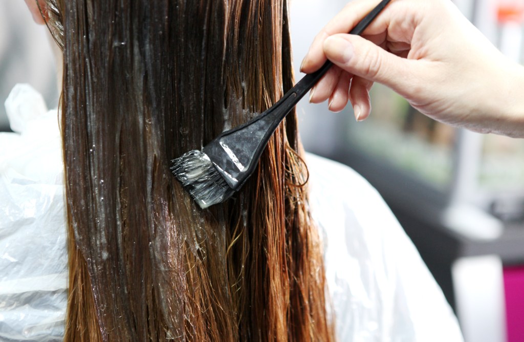 Cabello manchas de tinte