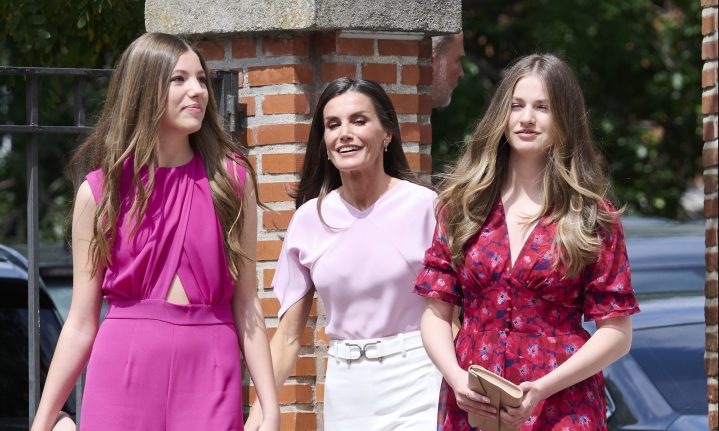 Reina Letizia y sus hijas