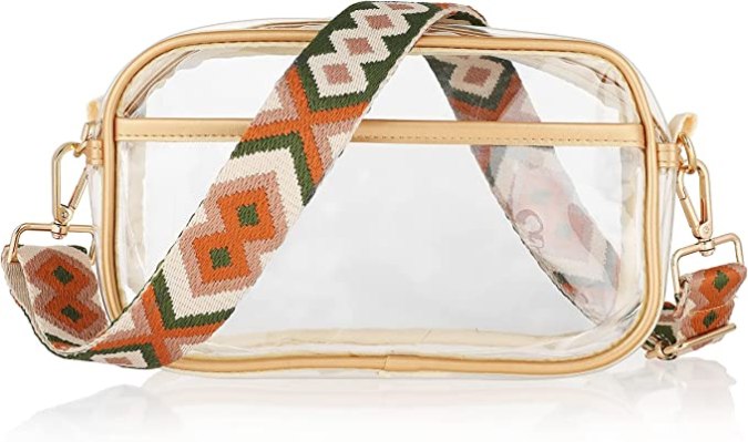 Bolsas transparentes para eventos musicales o deportivos en Amazon