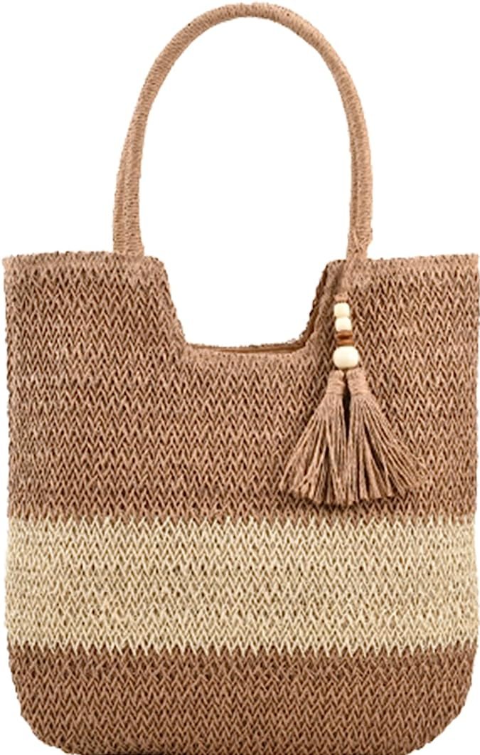 Las bolsas de paja son clave para verano y aquí hay 5 opciones que puedes comprar en Amazon