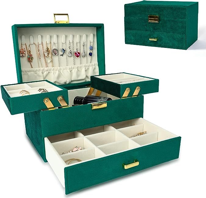 7 lindos joyeros que puedes comprar en Amazon desde $10 dólares, para organizar tus accesorios