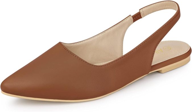 Moda otoño 2023: 9 flats tipo ‘slingback’ que puedes sumar a tu guardarropa por menos de $50 dólares