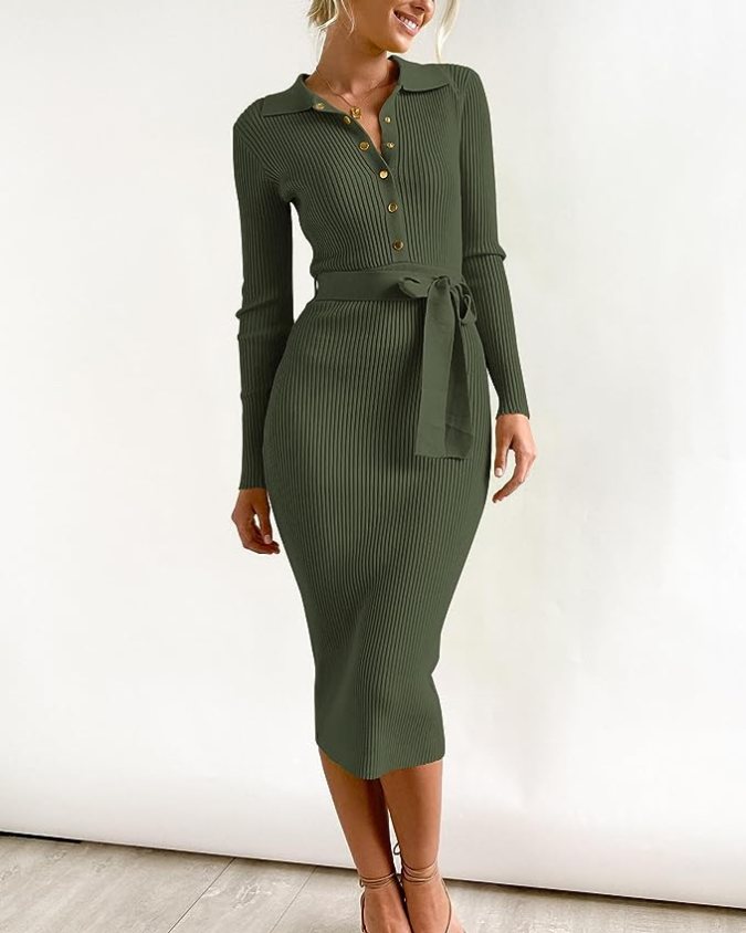 7 hermosos vestidos en Amazon que son perfectos para tu guardarropa de otoño 2023