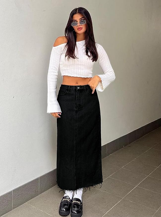 Moda otoño 2023: 8 faldas largas de mezclilla en Amazon por menos de $50 dólares