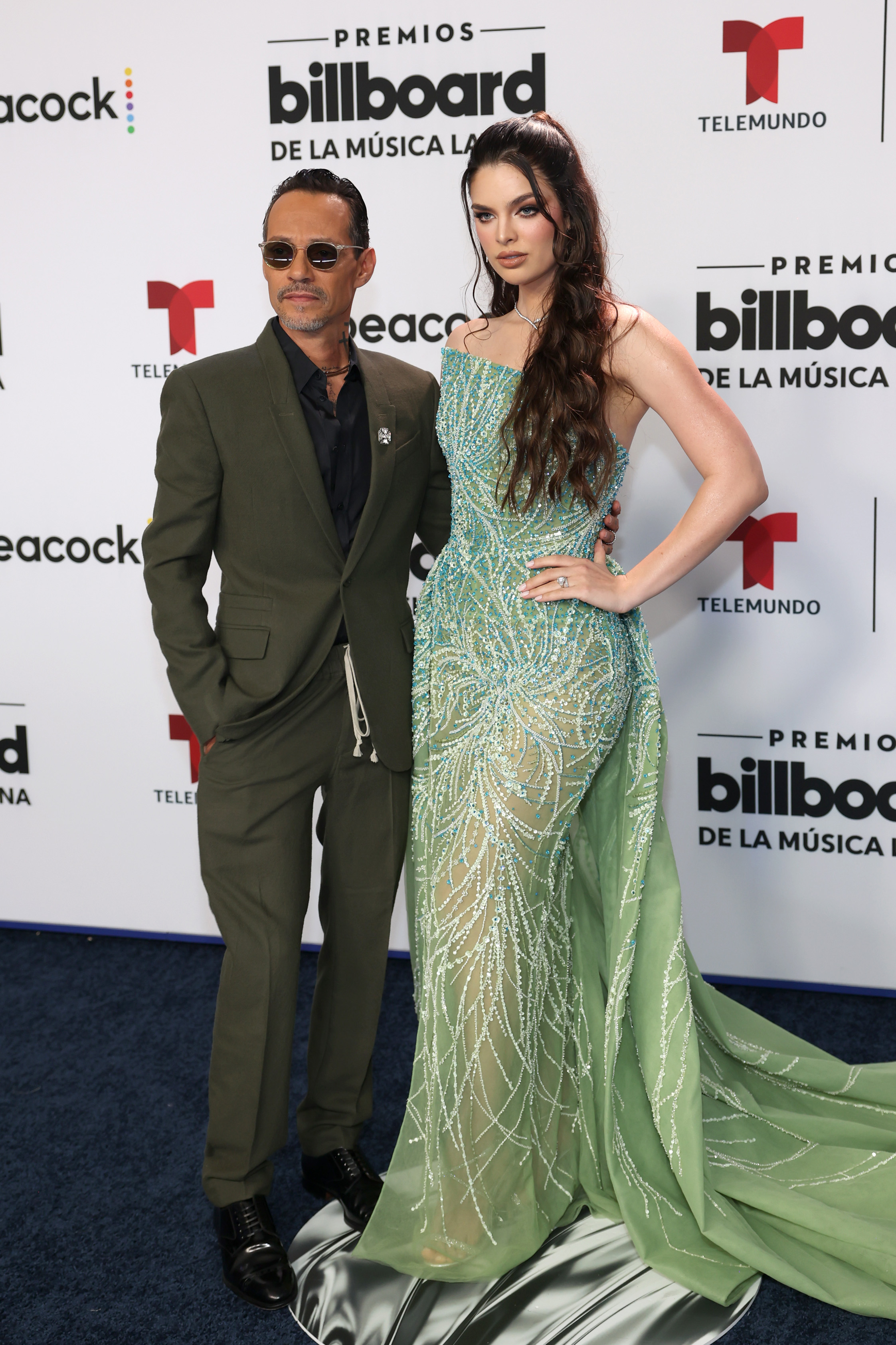 Marc Anthony y Nadia Ferreira