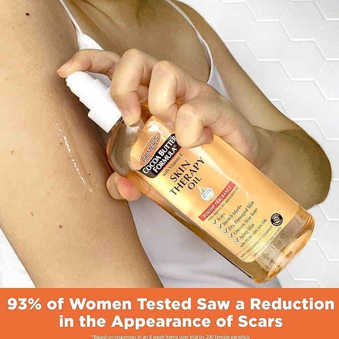 Consigue un escote suave y sin arrugas con ayuda de un aceite corporal de $13 dólares