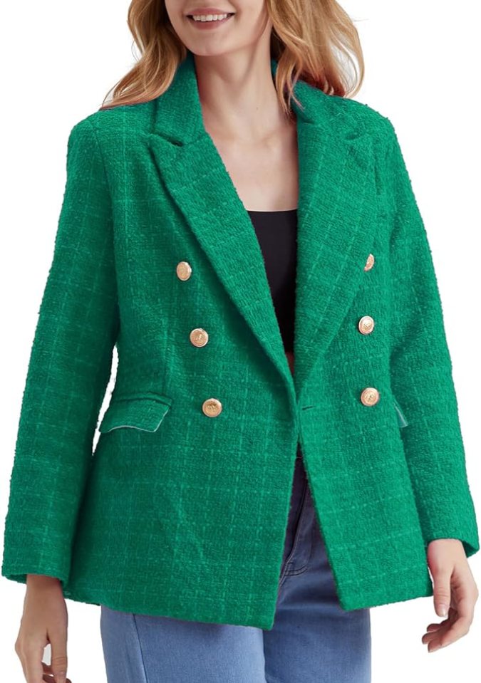 Moda en Amazon: 9 chaquetas de tweed para elevar tus look desde $35 dólares