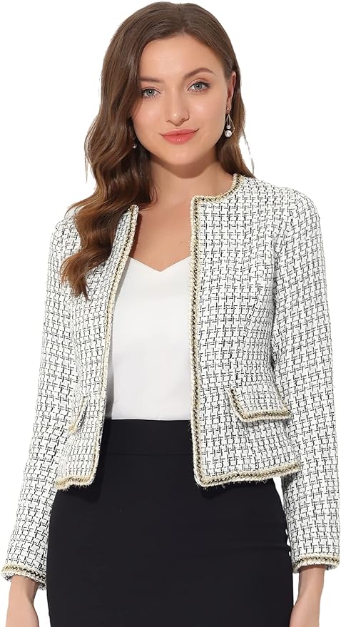 Moda en Amazon: 9 chaquetas de tweed para elevar tus look desde $35 dólares