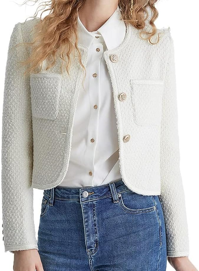 Moda en Amazon: 9 chaquetas de tweed para elevar tus look desde $35 dólares