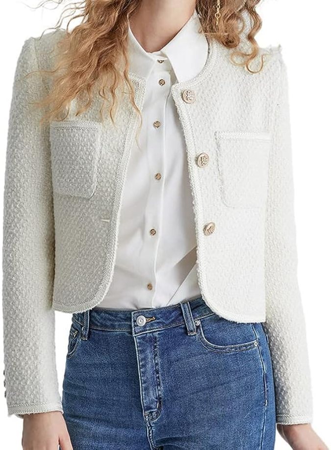 Moda en Amazon: 9 chaquetas de tweed para elevar tus look desde $35 dólares