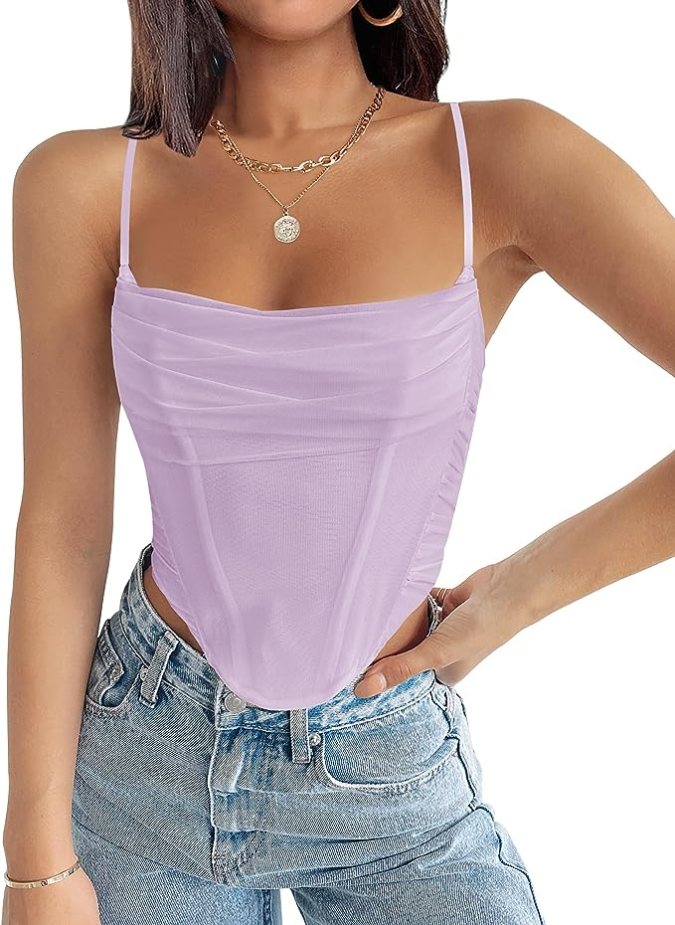 Moda en Amazon: 8 populares tops tipo corset desde $17 dólares ideales para otoño