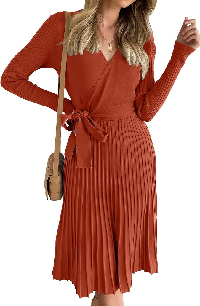 Moda en Amazon: 9 lindos vestidos envolventes para usar en otoño desde $28 dólares