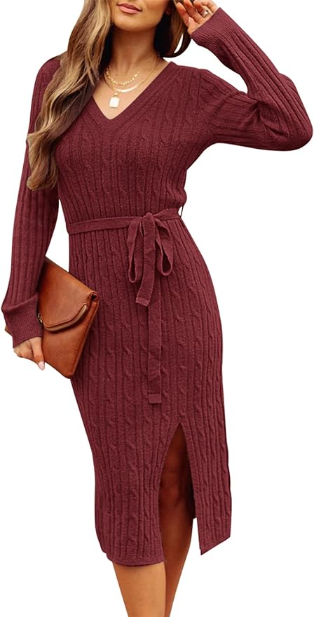 Moda en Amazon: 9 vestidos tipo suéter para los días de fríos desde $36 dólares