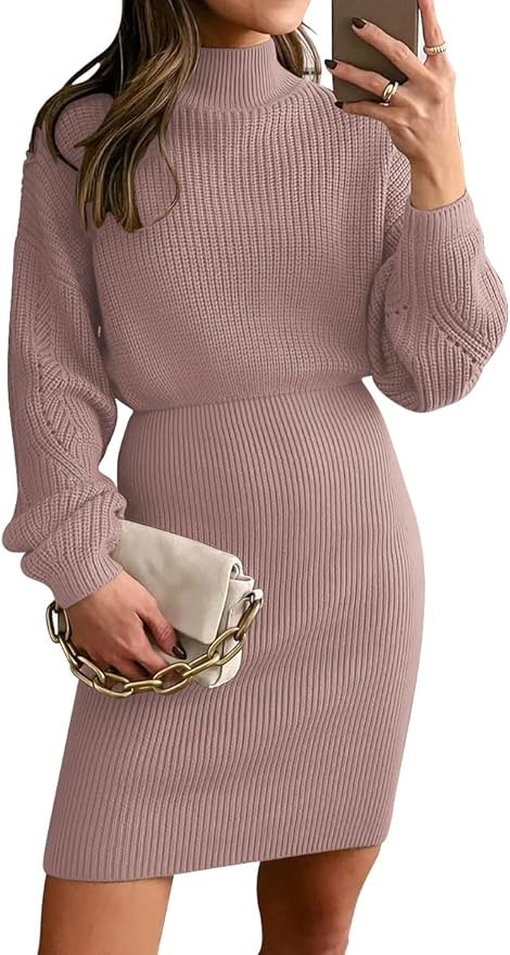 Moda en Amazon: 9 vestidos tipo suéter para los días de fríos desde $36 dólares