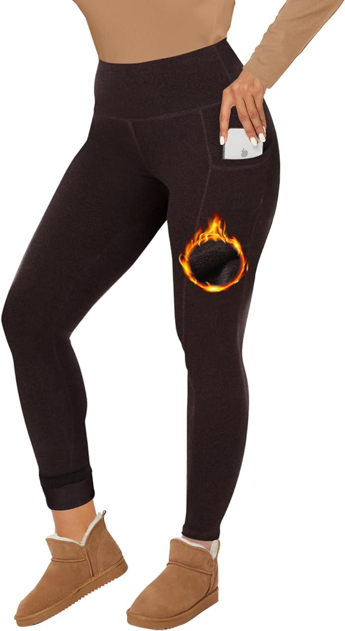 Protégete del frío con estos 9 populares leggings con forro polar de Amazon