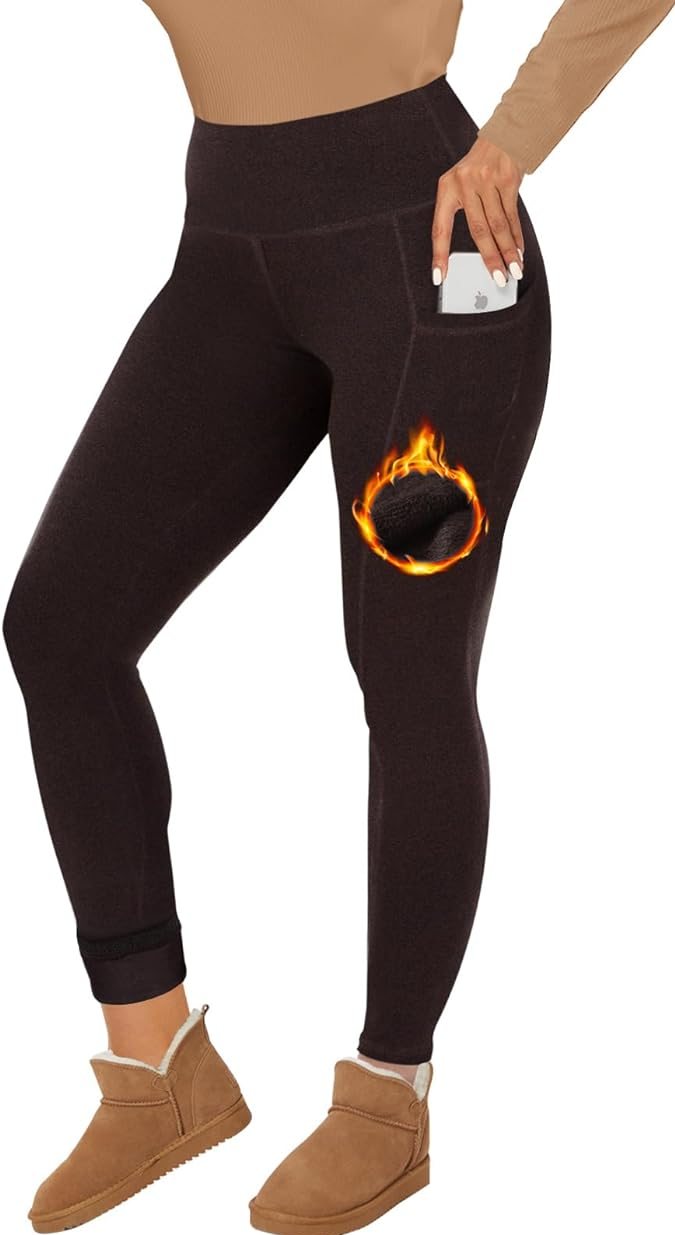 Protégete del frío con estos 9 populares leggings con forro polar de Amazon