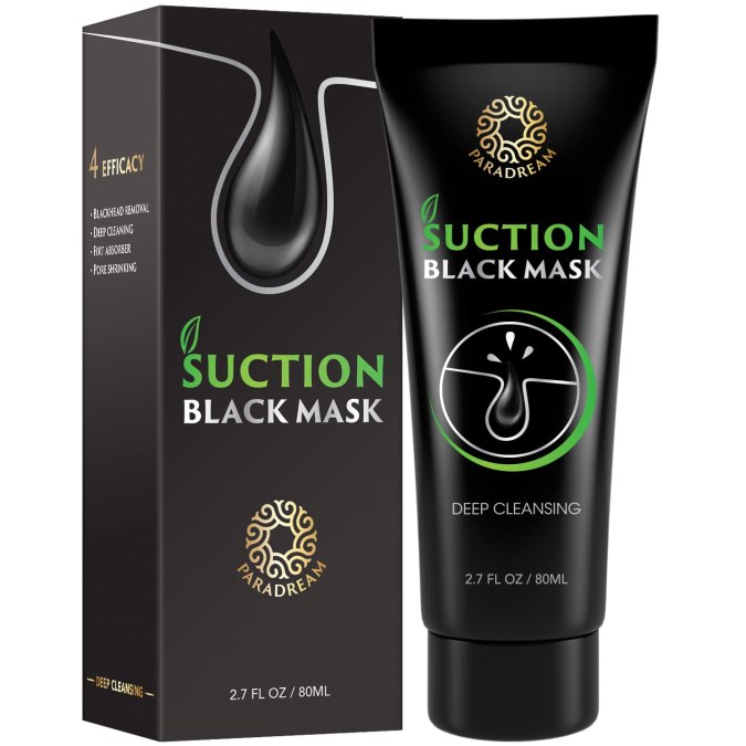 Suction Black Mask