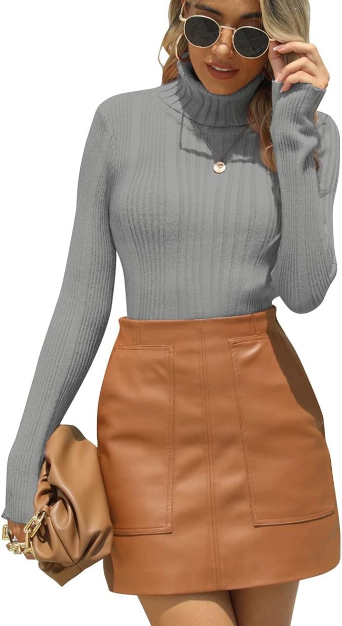 Tips de moda: cómo usar y combinar blusas con cuello de tortuga en otoño e invierno