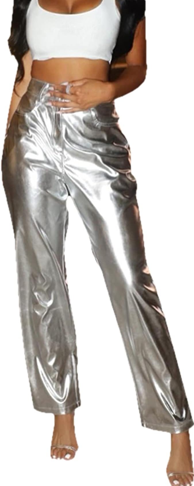 ¿Qué usar para Año Nuevo? 9 pantalones metálicos para un look especial desde $27 dólares