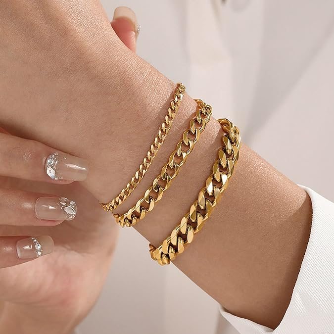 Regalos populares para Navidad: 8 pulseras de cadena cubana en Amazon desde $12 dólares