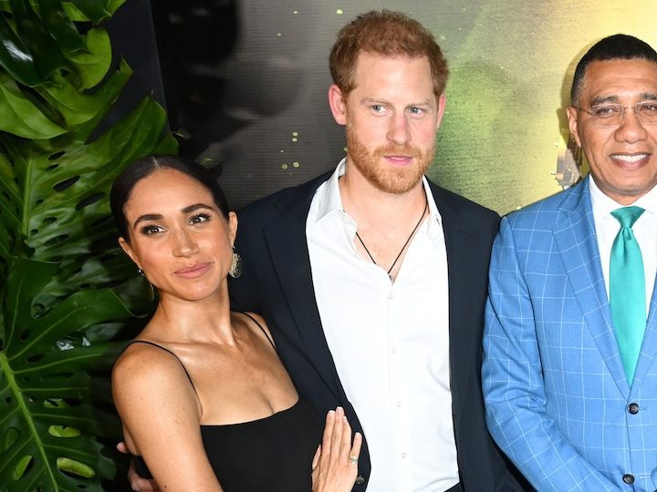 Meghan Markle y el príncipe Harry sorprenden en la alfombra roja de la película de Bob Marley