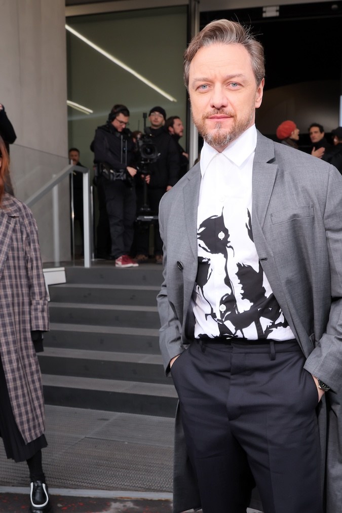 James McAvoy en Milan Fashion Week Men's 2024.