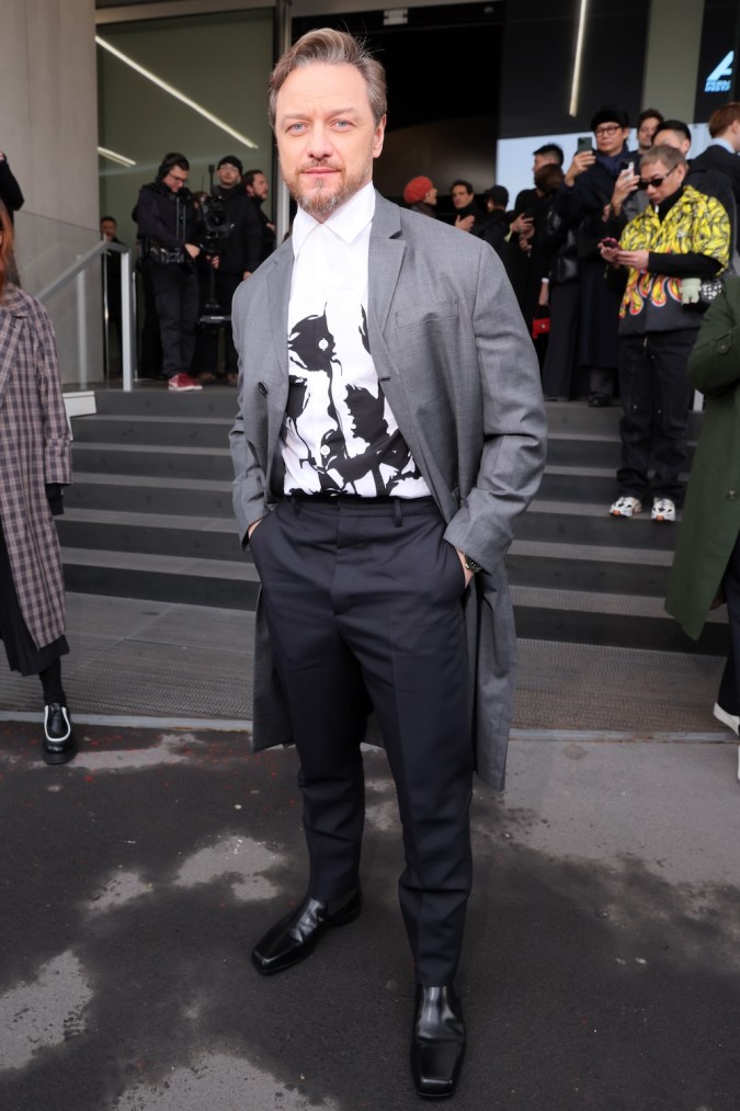 James McAvoy en Milan Fashion Week Men's 2024.