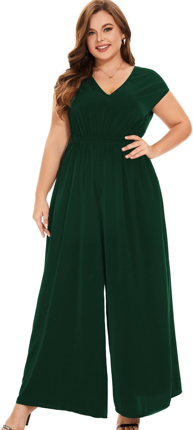 Jumpsuit plus size de Tanmolo de venta en Amazon.