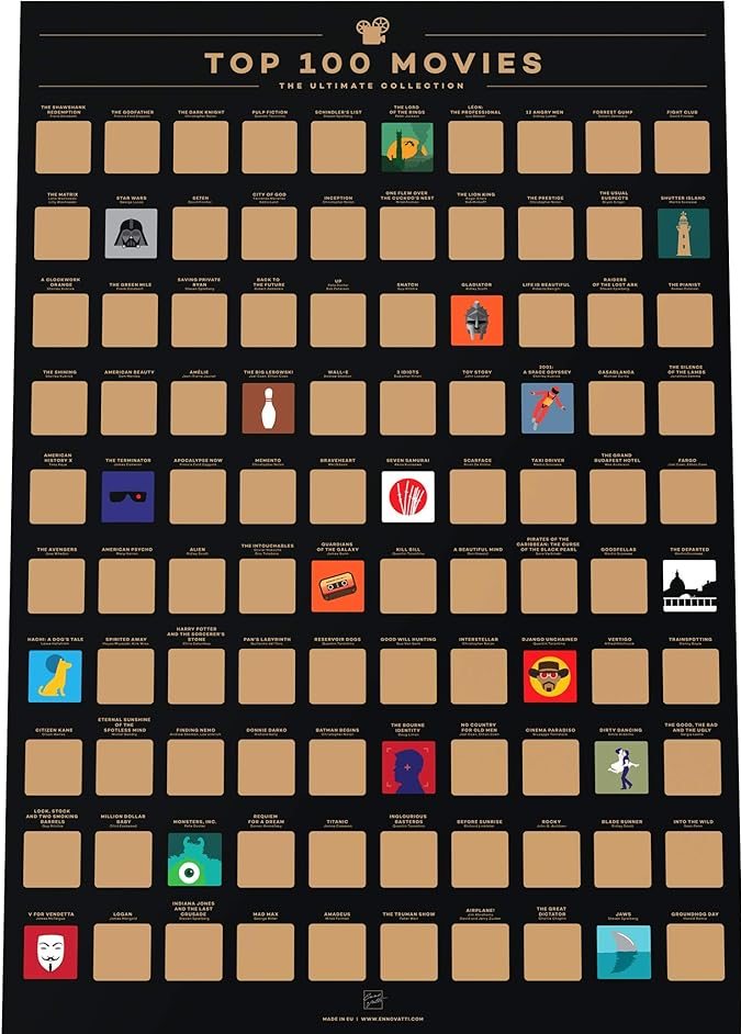 Scratch Off Poster de Enno Vatti de venta en Amazon.