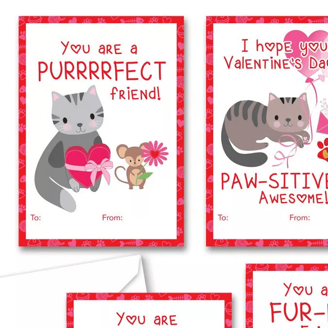 Set de tarjetas de San Valentín de Paper Frenzy de venta en Target.