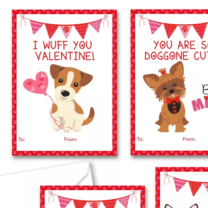 Set de tarjetas de San Valentín de Paper Frenzy de venta en Target.