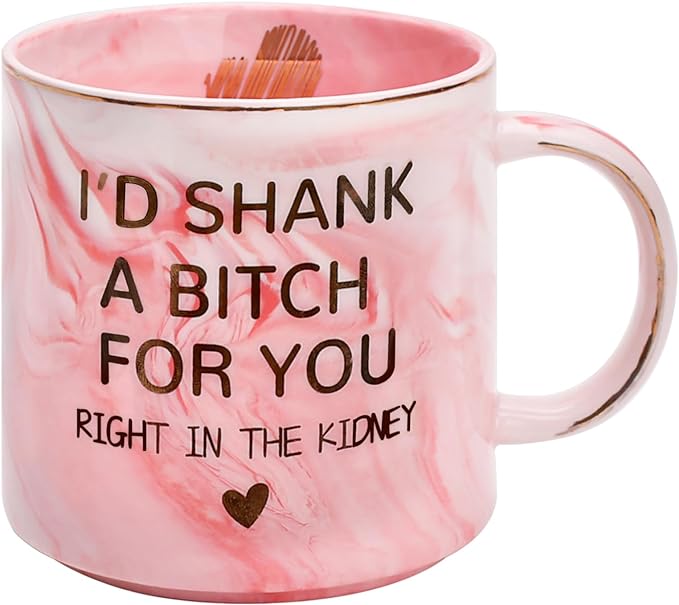 Taza con mensaje de Donse de venta en Amazon.