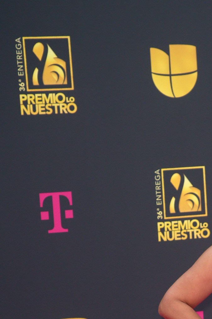 Adamari López en la alfombra magenta de Premio Lo Nuestro.