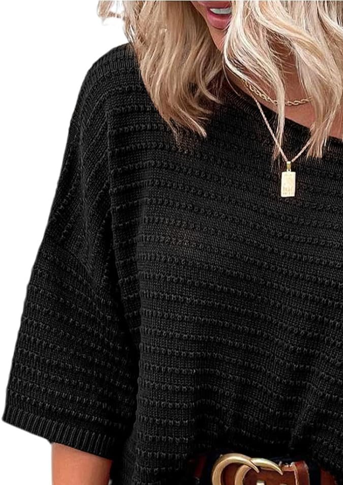 Blusa color negro de Dokotoo de venta en Amazon.