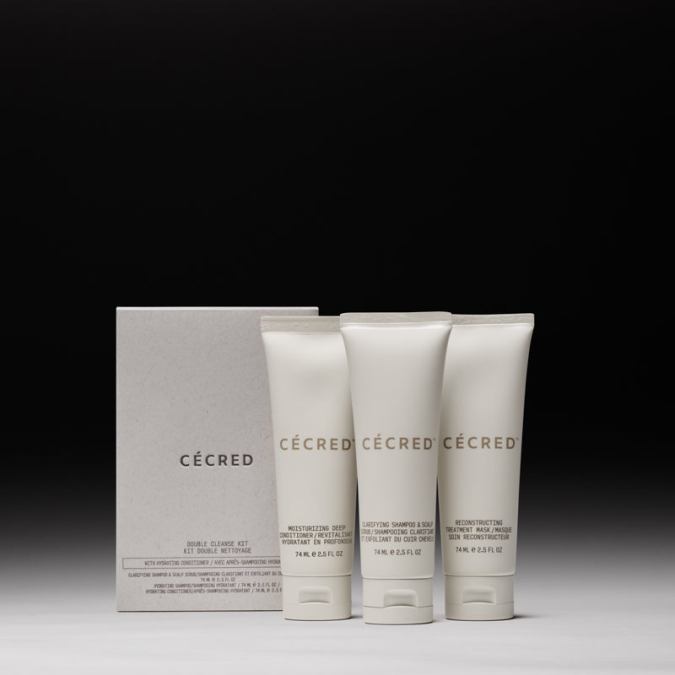 Double Cleanse Kit with Moisturizing Deep Conditioner de Cécred.
