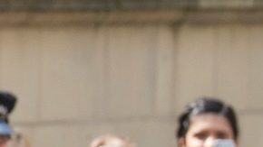 El príncipe Harry llegando a Leeds en 2017.