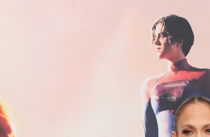 Jennifer Lopez y Ben Affleck en la alfombra roja de la premiere de The Flash en junio de 2023.