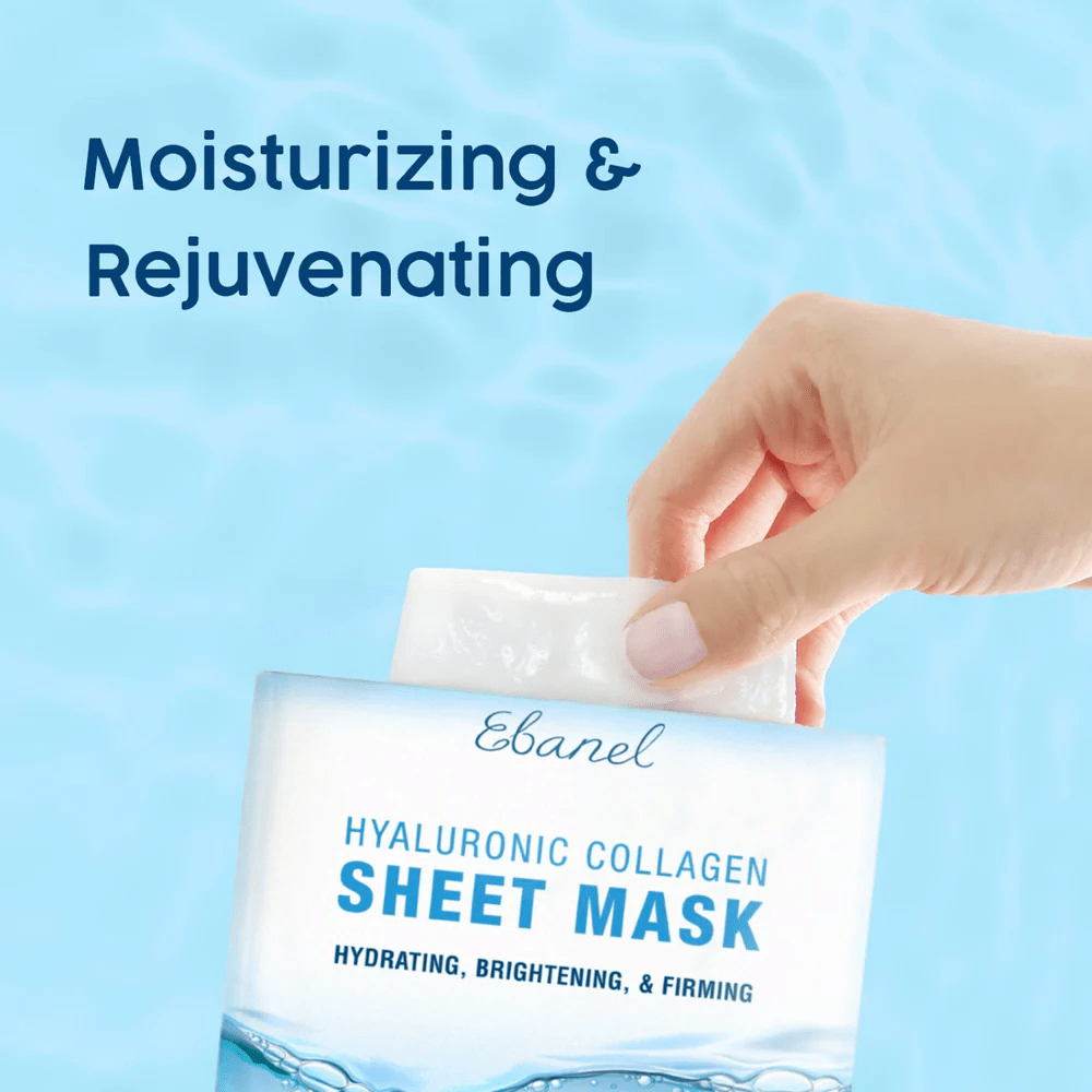 Hyaluronic Collagen Sheet Mask Pack de Ebanel.